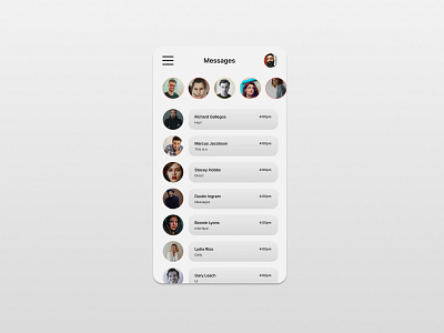 Direct Messaging - DailyUI #013 design graphic design ui