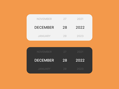 Date Picker #DailyUI #080