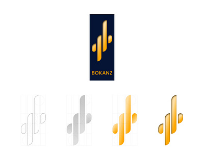 Logo Design for Bokanz®, a banking company with arabic essence.