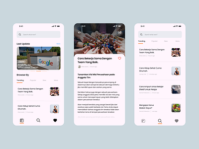 UI Design News App