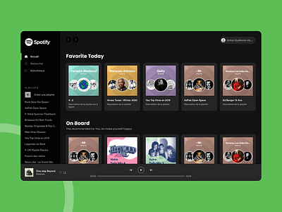 UI Design Spotify music music player music web spotify ui uiux ux web website