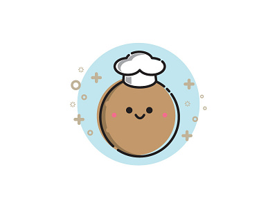 Cookie character cookies happy identity illustration smile