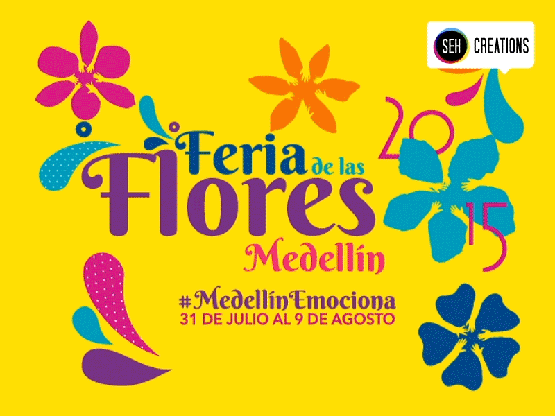 Feria De Flores animation‬ ‪ feria de las flores imotion medellín melpborop mograph motion graphics sehcreations somospasion