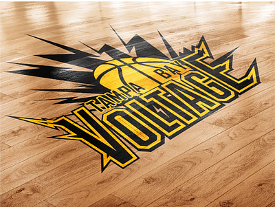 Tampa Bay Volatage - Basketball Team Concept basketball basketball logo branding design logo