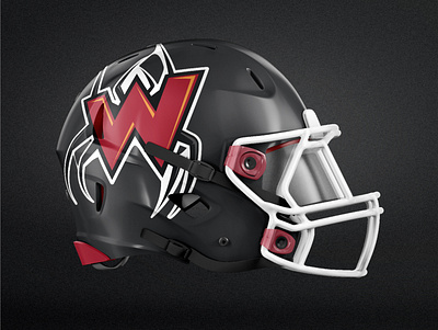 Washington Widows NFL Concept american football branding design football logo