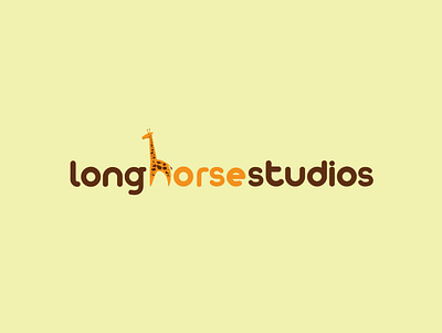 Long Horse Studios Logo branding design funny logo production