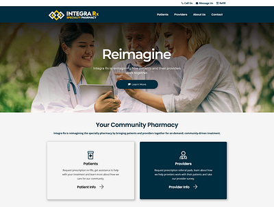 Integra Rx Website branding design identity rebrand rebranding