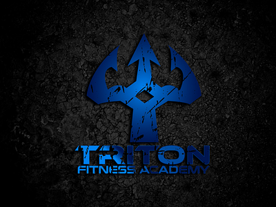 i will create triton logo fitness logo