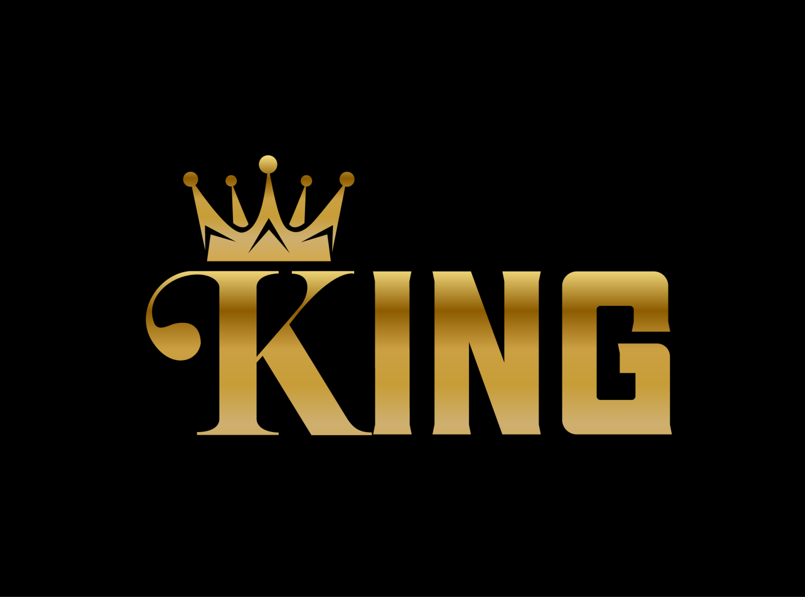 Những đề tài về black background king logo đẹp, độc đáo và thú vị