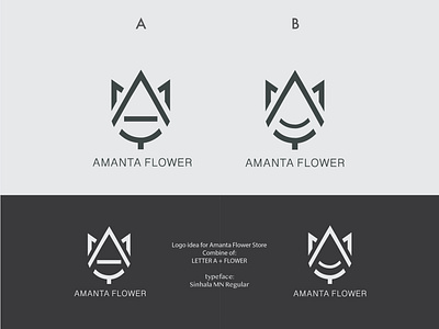 Logo idea for Amanta Flower Store