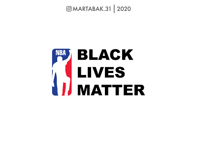 BLACK LIVES MATTER black lives matter branding flat icon illustration logo logodesign minimal movement nba poster movement