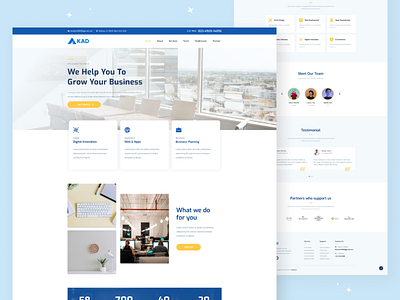 Company Profile - Landing Page