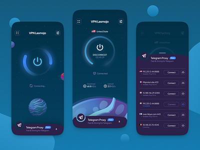 VPN Lasmojo - Mobile Design App