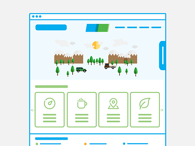 Highway website – wireframe v1 planning testing website wireframe