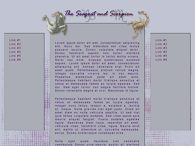 Seagoat and Scorpion web design webdesign website