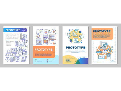 Prototype brochure template layout