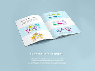 Vector infographic for brochures app brochure business chart concept design element flowchart graphics idea illustration infographic infographic elements layout presentation print timeline vector web web graphics