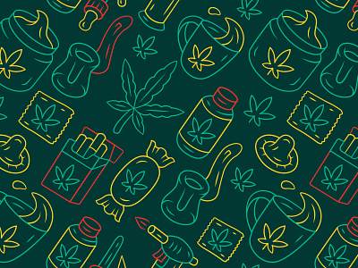 Weed for health, isn't it? background cannabidiol cannabis cbd cigarette drug hashish health icon industry legalize lollipop marijuana medicinal pattern print relaxing seamless texture weed