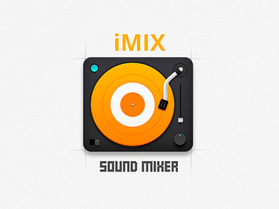 Icon for a soundmixer tool on MacOS icon mac music os sound turntable vinyl