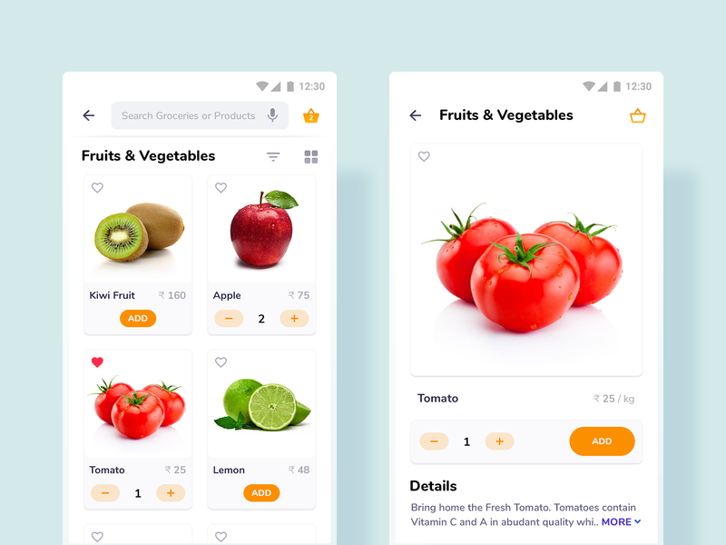 Product Listing & Product Details by JD on Dribbble