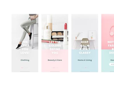 Walkthrough - FashionStore 2019 android beauty products clean design clothing colorful design concept creative e commerce fashion interaction ios minimal online shopping shopping start screen store design ui ux walkthrough