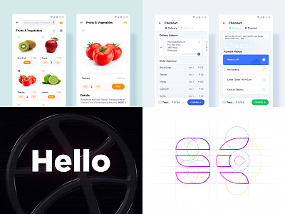 2018 - Top Shots of the year 😉 2018 2018 year in review checkout creative debut shot dribbble e commerce grocery hello jaydev logo shopping top shots of 2018 welcome shot