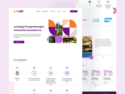 Website Design : Landing Page company profile organization website design ui design uiux web design web ui design website design