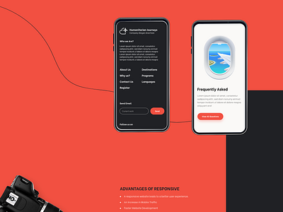 Humanitarian trips website - UI/UX design adobe app branding cards creative design design system e commerce illustration inspiration journey travel trend typography ui ux web website xd