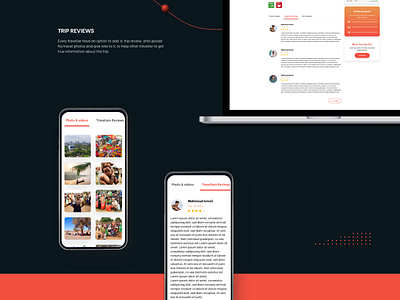 Humanitarian trips website - UI/UX design