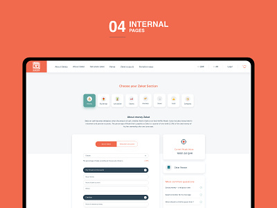 Zakaty Website - UI & UX