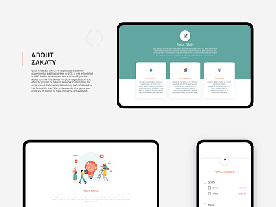 Zakaty Website - UI & UX adobe app creative design ui ux xd