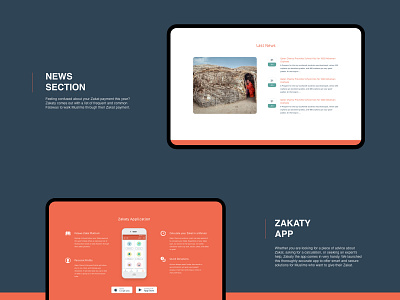 Zakaty Website - UI & UX adobe app creative design ui ux xd