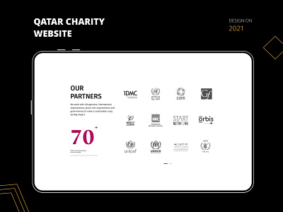 Qatar Charity Global - Website - UI / UX adobe app branding creative design illustration logo ui ux website xd