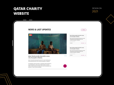 Qatar Charity Global - Website - UI / UX adobe app black branding creative design illustration logo ui ux website xd