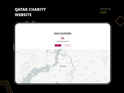 Qatar Charity Global - Website - UI / UX adobe app black branding creative design illustration logo ui ux website xd