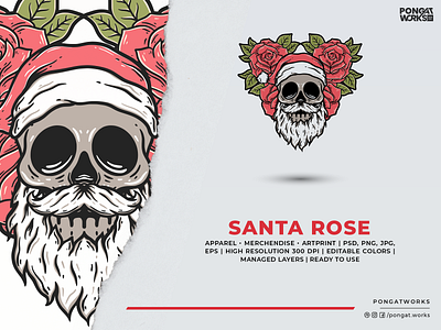 SANTA ROSE SIMPLE ILLUSTRATION apparel artwork artworkforsale available design designforsale forsale