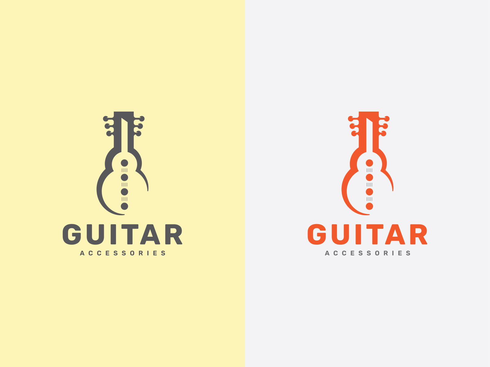 Guitar logo by IHRakib on Dribbble