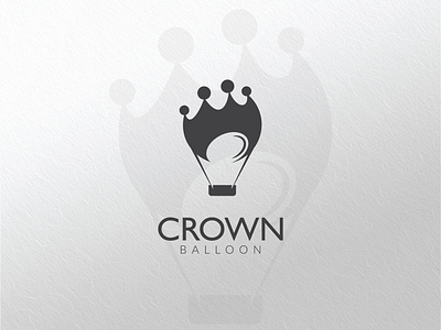 CROWN BALLOON LOGO
#dailylogochallenge : day 2