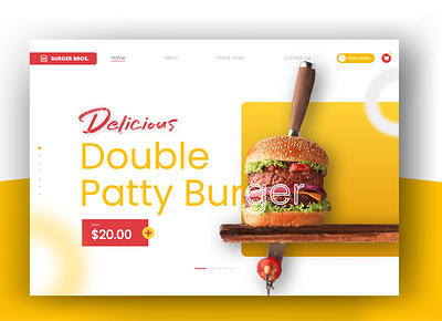 Restaurant Website app app design branding design illustration logo ui uiux ux web