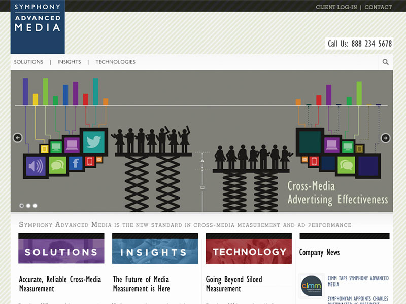 Symphony Advanced Media - Slider Image website identity