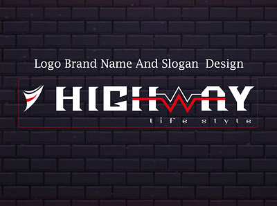 Logo Brand Name And Slogan Design