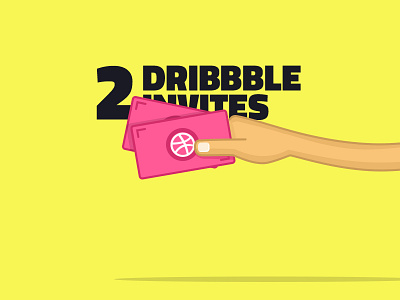 2 Dribbble Invites