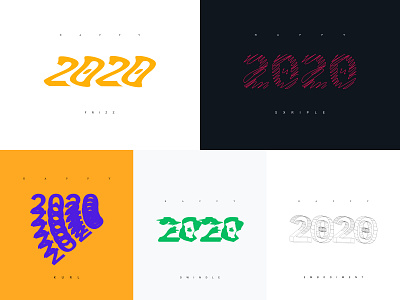 2020 typography