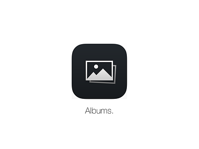 Albums. App Icon app icon ios photo