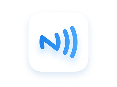 iOS Icon | NFC Reader and Scanner app app store apple application clear icon ios logo nfc