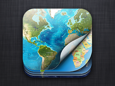 One new maps app (soon) app curl earth icon ios map maps