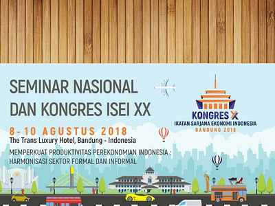 Seminar Nasional & Kongres ISEI XX Design branding design icon illustration ux