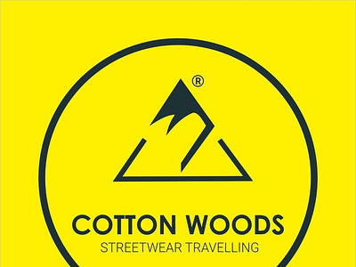 Cotton Woods A Fashion Brand Logo branding design illustration logo vector