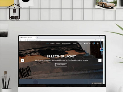 Website Design for srleather.co.id branding design illustration ui ux