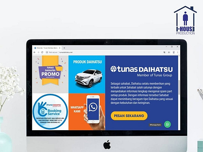 Website Design for tunasdaihatsu.net branding design illustration ui ux